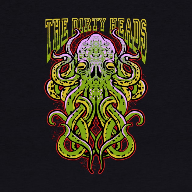 The Dirty Heads band merch octopus design by ROCKHOPPER